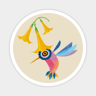 Hummingbird Graphic Magnet